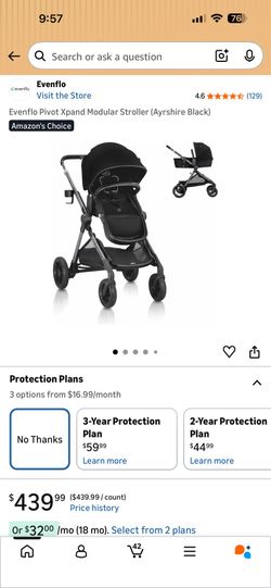 Evenflo stroller/bassinet