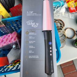 New Remington Cereamic Curling Wand - Hair Iron 1- 1 1/2 Inch