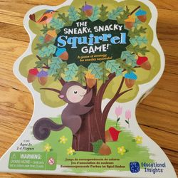 The Sneaky, Snacky Squirrel board game Toddler kids toy 