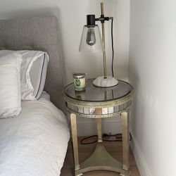 Z Gallerie Borghese Mirrored Side Table
