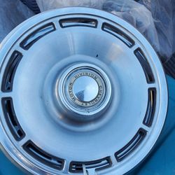 Chevy Aluminum Hub Caps Chevelle Nova Impala  Gd Condition Original 