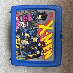 Xmen 1994 lunchbox and thermos