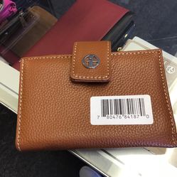 Giani Bernini Genuine Leather Brown Wallet