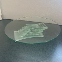 Glass Cake Stand 