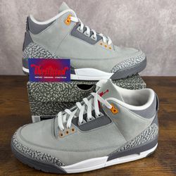 Air Jordan 3 Retro Cool Grey 2021 Size 11 CT8532-012 Men’s Sneakers OG Rare MJ