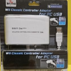 Wii Classic Controller Adaptee For PC USB or PS3