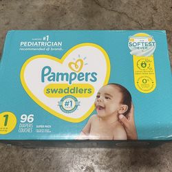 SIZE 1 Pamper Swaddlers 96 count