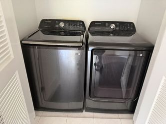 Samsung Smart Top Load Washer and Dryer