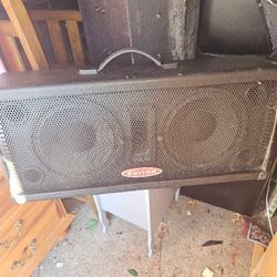 Price Is Firm... 100 W Kustom.. PA Amplified Speakers