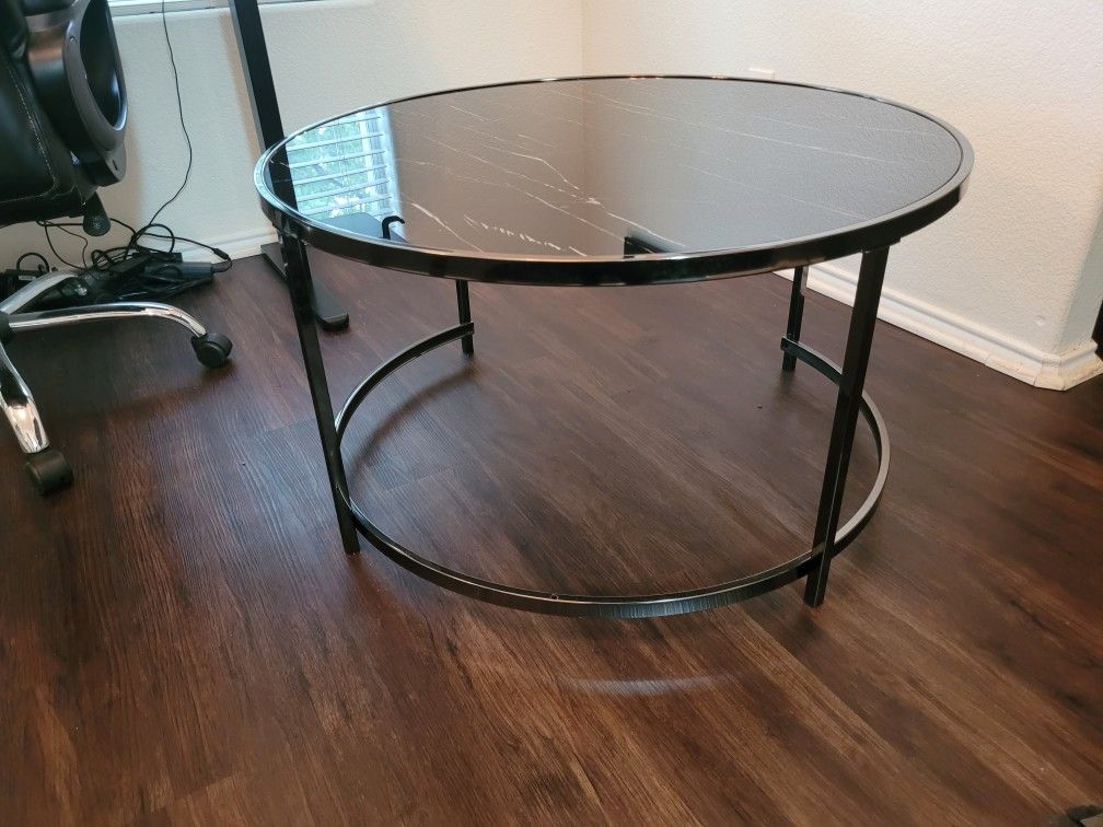Glass Mirror Coffee Table 