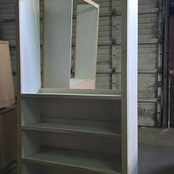 Bookshelf custom paint grade cabinets 2X