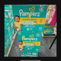 Pampers Swaddlers Size 2 Count 144 $36.99
