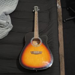Wash Burn Acoustic Guitar 