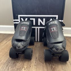 VNLA Junior Stealth Roller Skates – Men’s 8 / Women’s 9 – Black/Gray – Great Condition