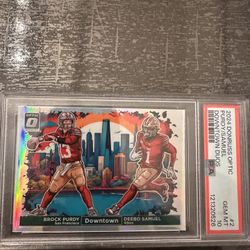 Brock Purdy PSA 10 DOWNTOWN