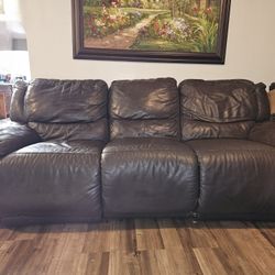 Leather Sofa And Love Seat 