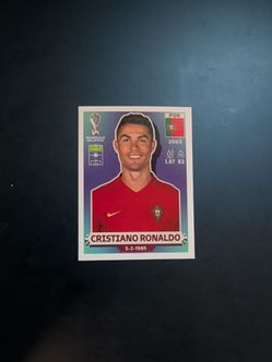 Cristiano Ronaldo 2022 Panini world cup sticker