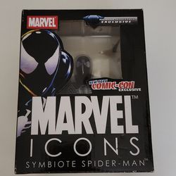 SYMBIOTE SPIDER-MAN BUST MARVEL ICONS DIAMOND COLLECTIBLE NY Comic Con 488/600 
