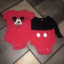 Disney Onesies - Size 12 months