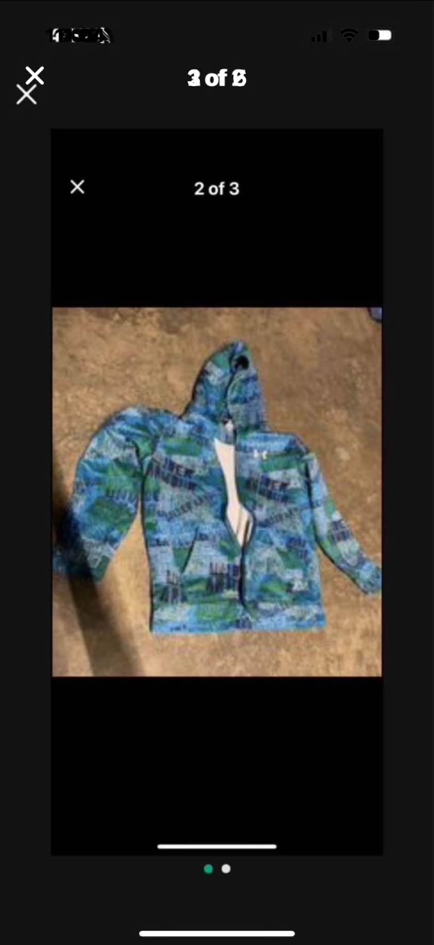 Boys under Armour hoodies