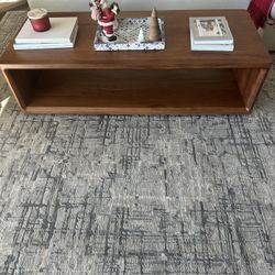 West Elm Cella Cool Walnut coffee table 