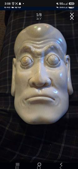 IVE got this Mammoth ivory mask! Very old amazing antique