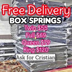 Box Springs  Twin box Full box  Queen box  King box  Bases para colchon  Box spring 