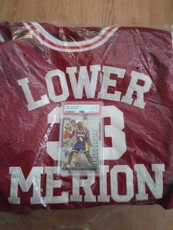 Kobe Bryant memorability high School Jersey and card