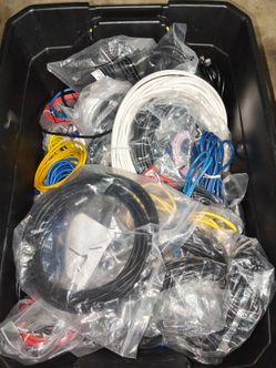 Huge tote full of cables