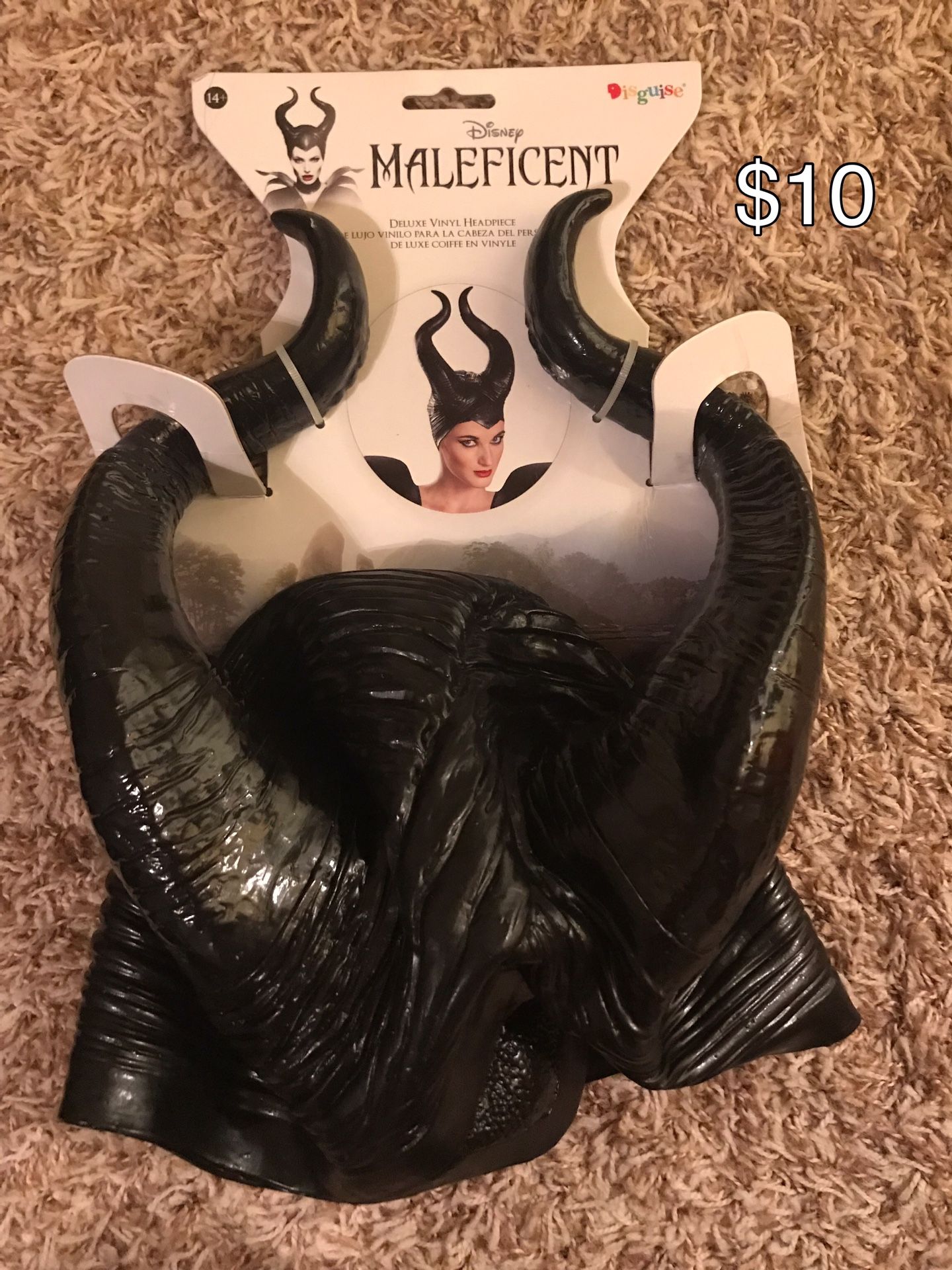 Maleficent headpiece for Halloween