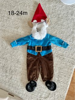 Garden gnome costume for baby