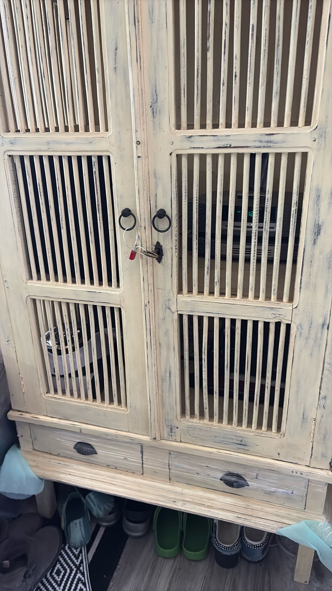 Vintage Entertainment & Storage Cabinet