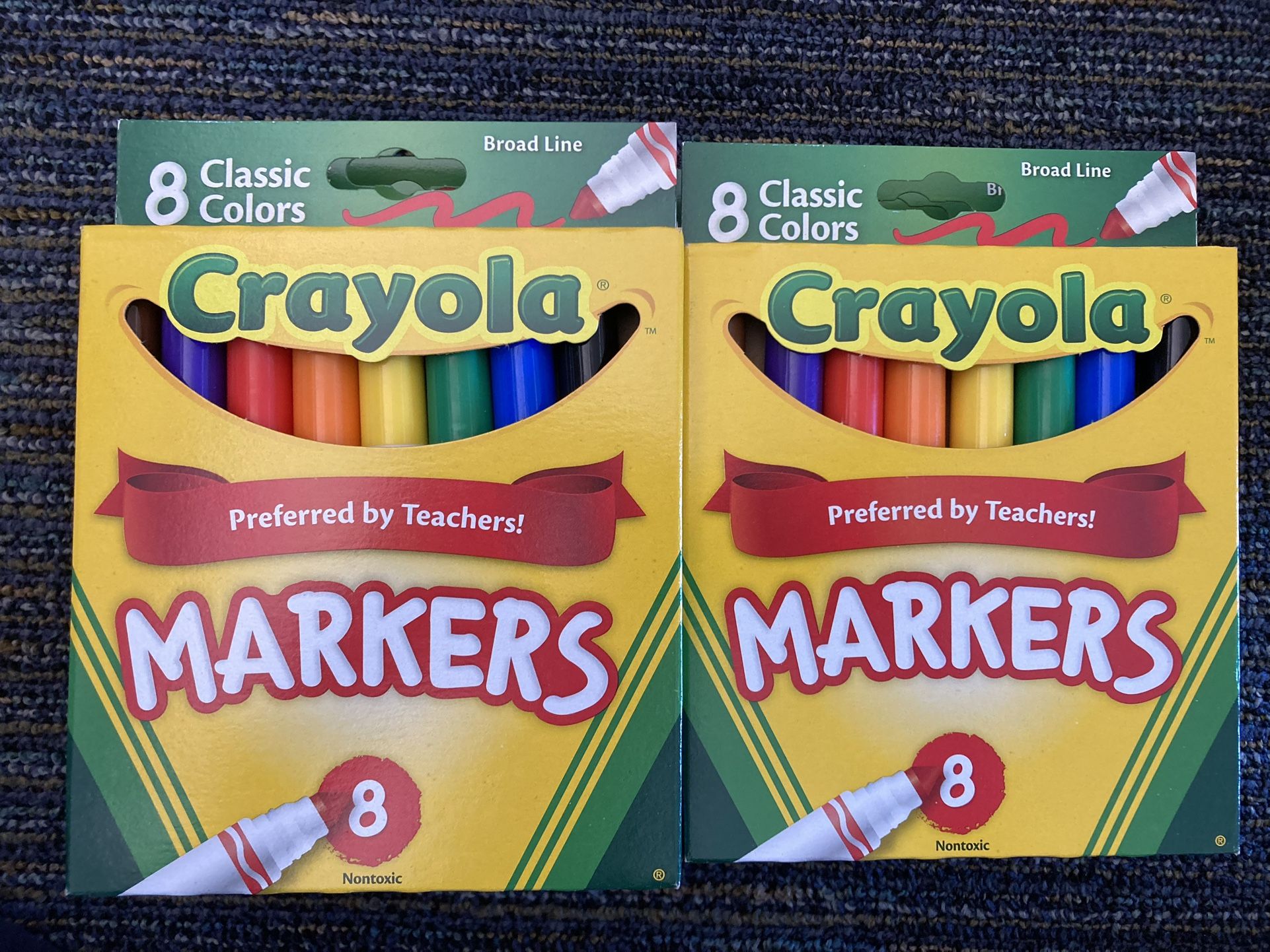 Crayola - Classic and Bold Markers 8ct (20 Sets)