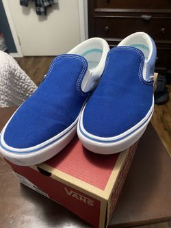 Vans Slip Ons Canvas Comfy Cush Size 10