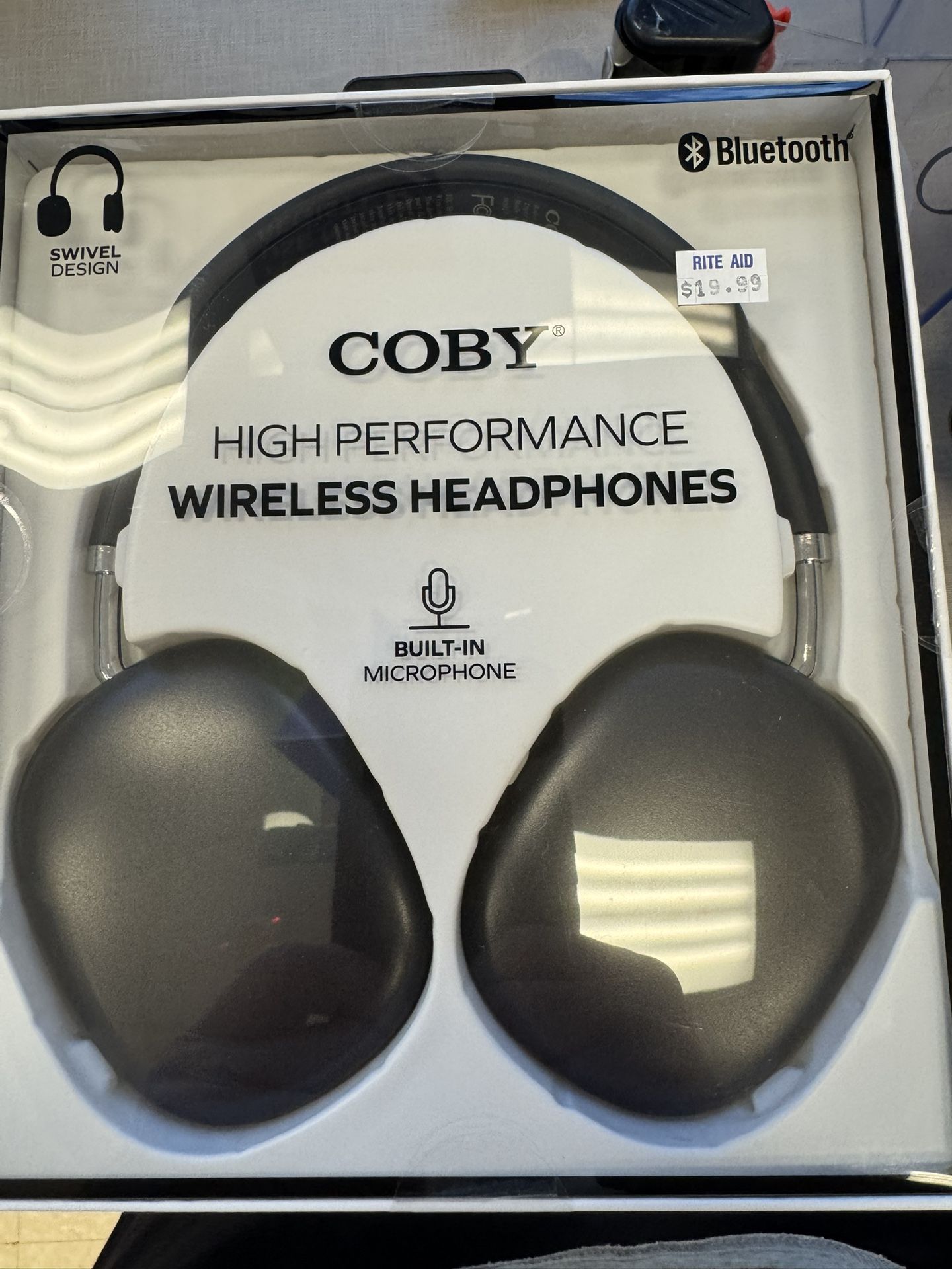 Coby High Performance Wireless Headphones,