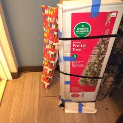 6ft Prelit Christmas Tree. Used Last Year Only. 