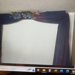 Blue Curtain - Home Theater Curtain