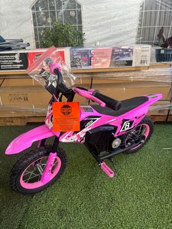 M8TRX Kids Electric Dirt Bike Pink