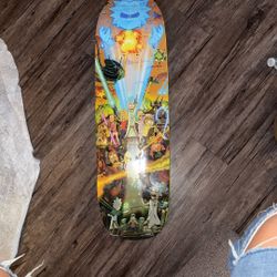 Rick And Morty X Primitive Skateboard Deck 