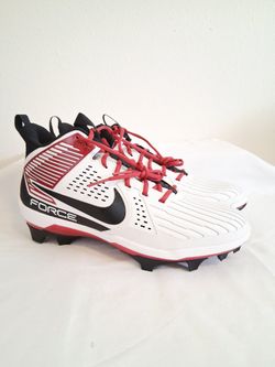 Nike Force Savage Pro 3 Crimson Football Cleats 