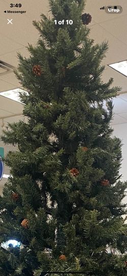 9( Unlit Tree 88$.  Small Tree25 Table 40$ Nativity Set  58 Garland And All Beaded Rope Etc 42