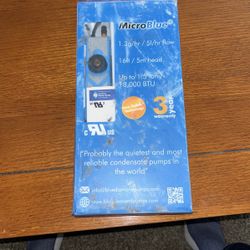 MicroBlue Condensate Removal Pump