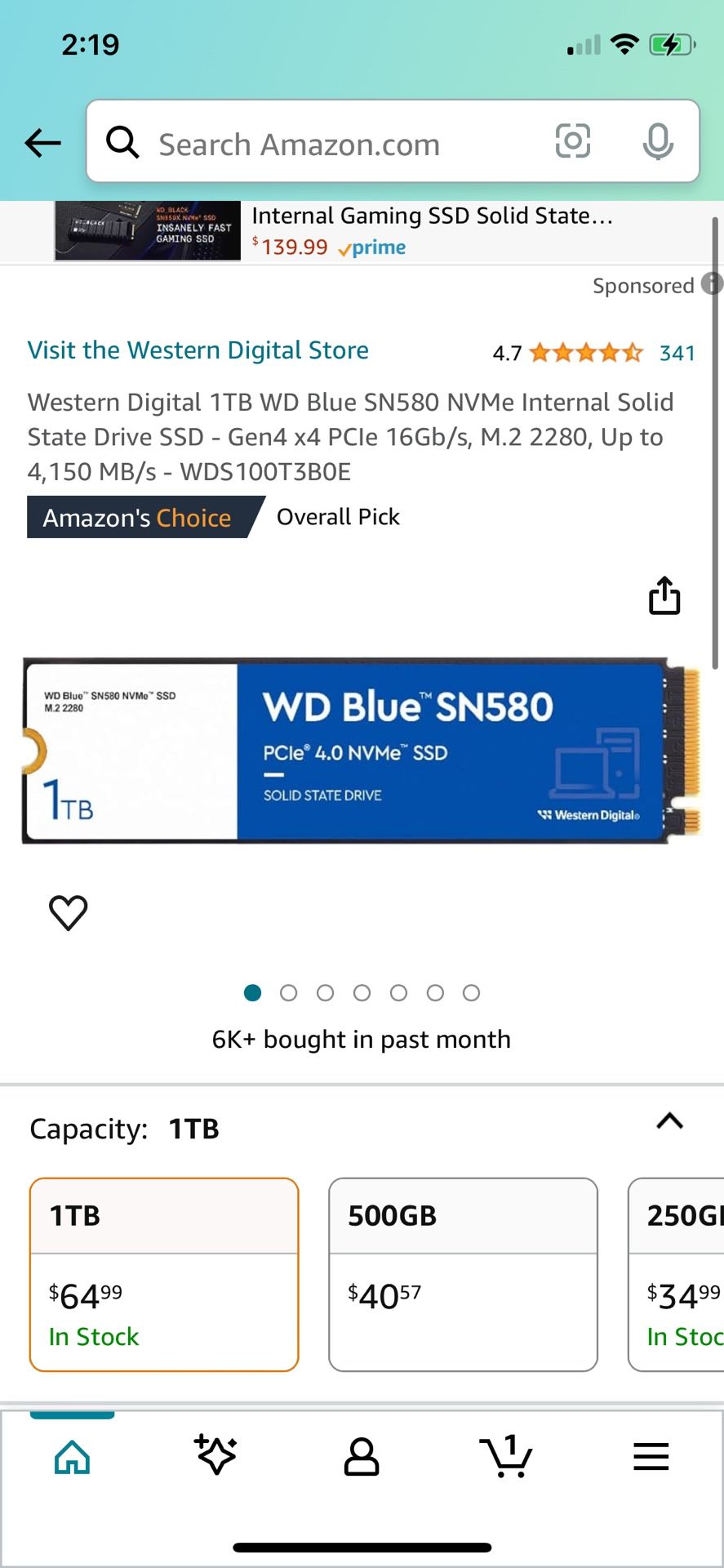 1tb Ssds 