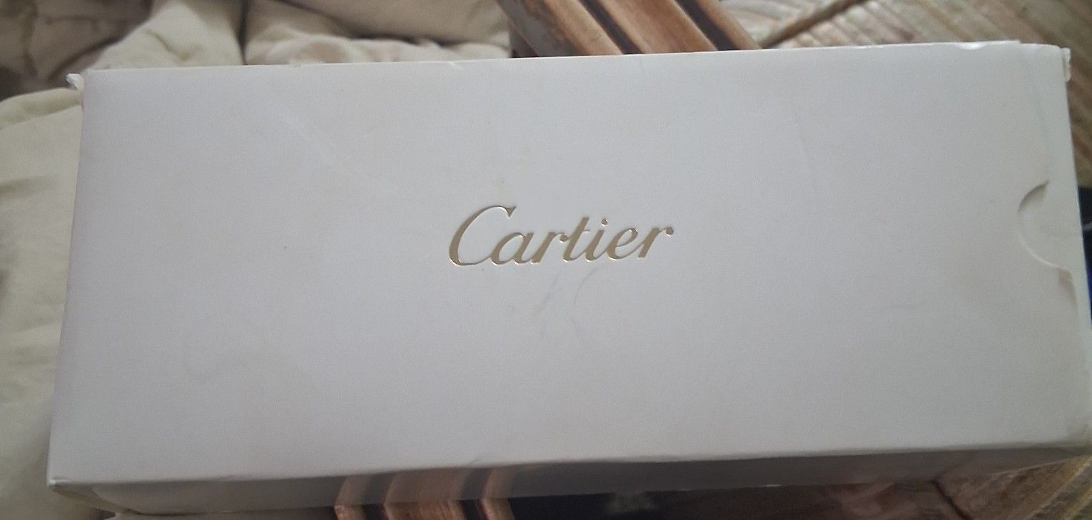 Still New Wood Cartier Glasses