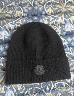 Black Moncler Beanie