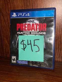 Really Nice Rare PlayStation Video Game PS4 PS5 predator hunting grounds