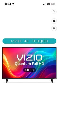 VIZIO QLED 43in SMART TV  OPEN BOX