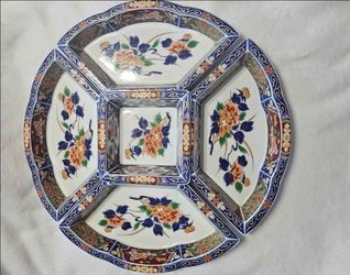 Tray set 5-Piece Serving Set japanese vintage. Collectible.