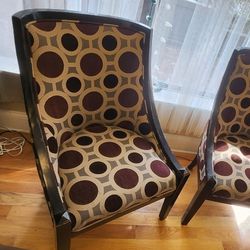 2 Accent Chairs $130 For Both 