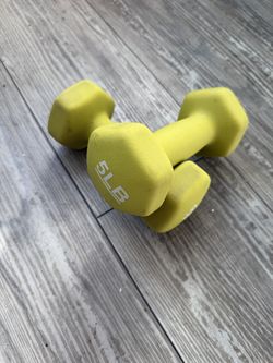 Pair of 5 LB Dumbbells - 10 LB Total